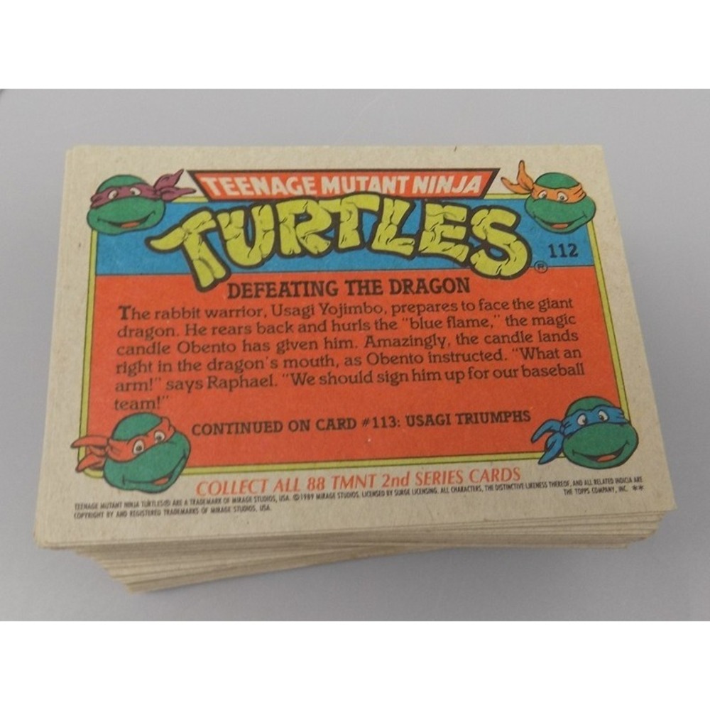 Vintage TMNT 130 Cards And  23 Stickers Assorted From Different Sets Movie Topps - Picture 7 of 12